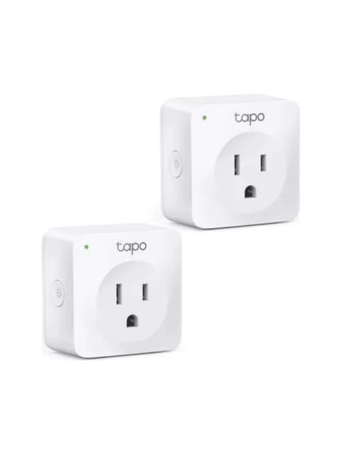 Tp-Link Tapo P100 2P Enchufe Inteligente WiFi - Control Remoto, 2 Nodos