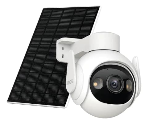 Imou Cell Pt + Sfp12 Kit Cámara Exterior Wifi + Panel Solar Color Blanco