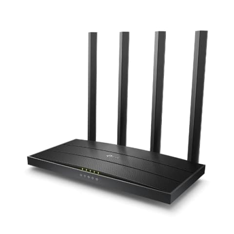 Router WiFi AC1200 Dual Band Gigabit 4 Antenas TP-Link Archer A6 (L)