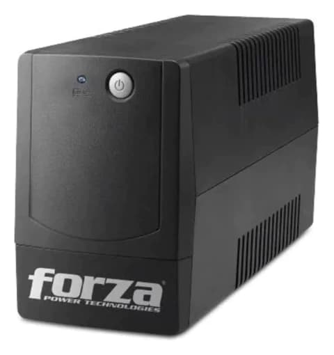 Ups Interactiva Forza Bt-601, 600va/360w, 8 Tomas, Regulador Color Negro