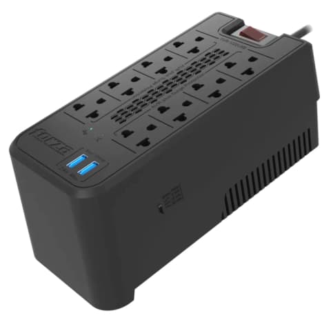 Regulador De Voltaje Automático Forza FVR-1221USB 1200va/600w