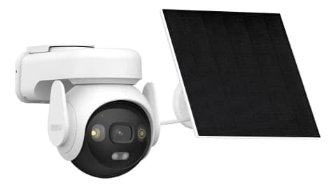 Camara Wifi Aov Pt 360° Imou 4g Lte 5mp 3k Con Panel Solar Blanco