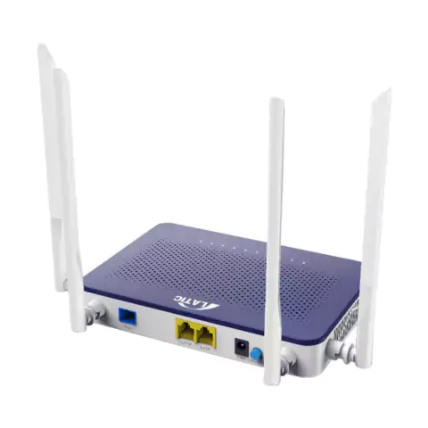 ONU XPON LATIC HG102DWT DUAL BAND 2GE + 4 ANTENAS WIFI 5 DBI