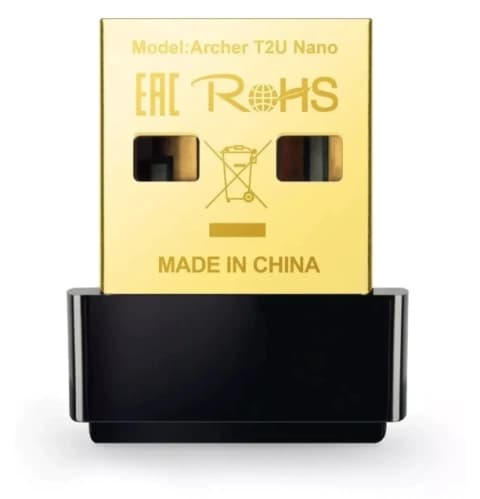 Adaptador WiFi USB Nano AC600 Dual Band TP-Link Archer T2U Nano (T)