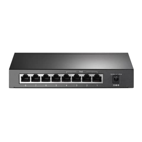 Switch PoE Gigabit 8 Puertos 10/100/1000 TP-Link TL-SG1008P (T)