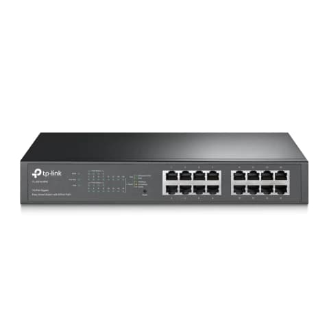 Switch Smart PoE Gigabit 16 Puertos 10/100/1000 TP-Link TL-SG1016PE (T)