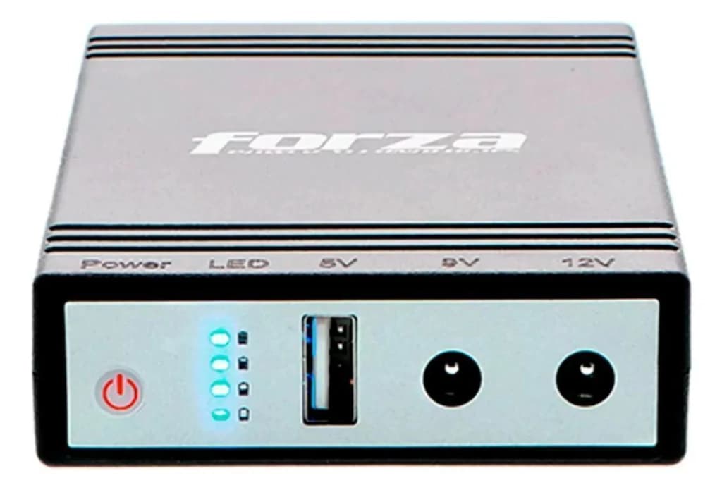 FORZA - DC-140USB - Mini Ups y PowerBank 24W 5/9/12VCC