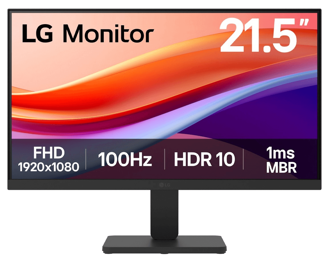 Monitor LG Full HD de 21.5" con 100Hz y 1ms MBR