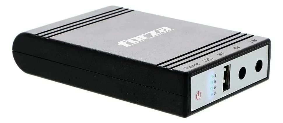 FORZA - DC-140USB - Mini Ups y PowerBank 24W 5/9/12VCC