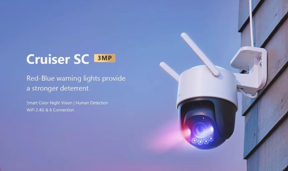 IMOU Cruiser SC 3MP cámara Wi-Fi para exterior con movimiento