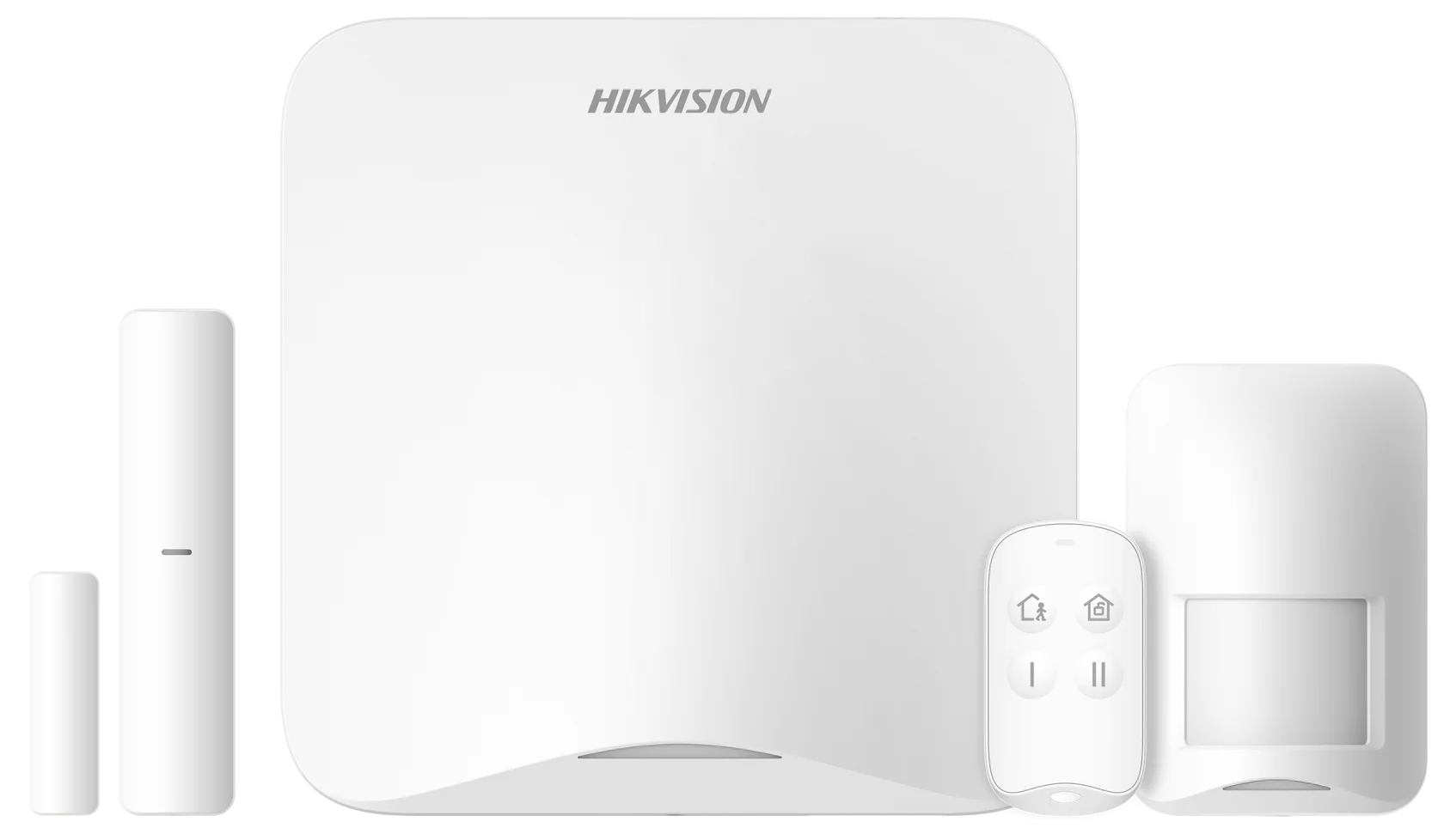 Kit de Alarma Inalámbrico AX HOME 4G HIKVISION 16 zonas wifi y 4G batería de respaldo facil instalación