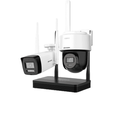 Kit WiFi EasyLink Camara bala, Camara PT 2mpx y Nvr Hikvision DSJ142I/NKS422W03H