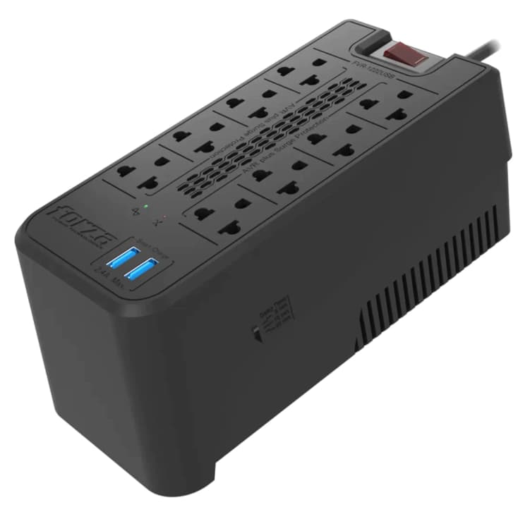 Regulador De Voltaje Automático FORZA FVR-1221USB 1200va/600w
