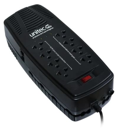 REGULADOR UNITEC DE VOLTAJE U-2000 8 TOMAS