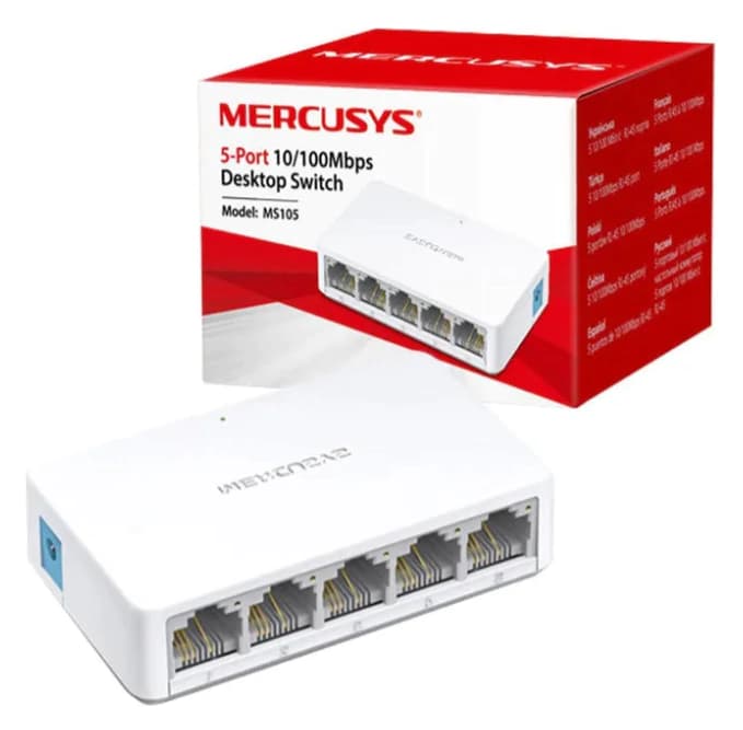 Switch 8 Puertos Fast Ethernet 10/100 MERCUSYS MS108
