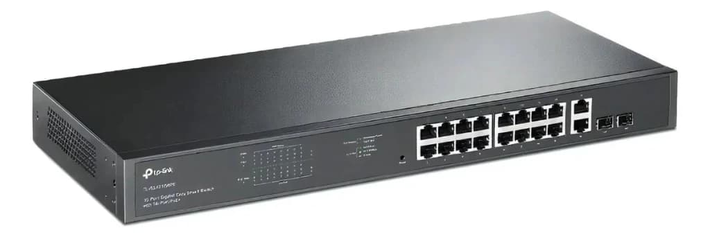 Switch Easy Smart 16 Puertos Gigabit PoE+ TP-LINK TL-SG1218MPE