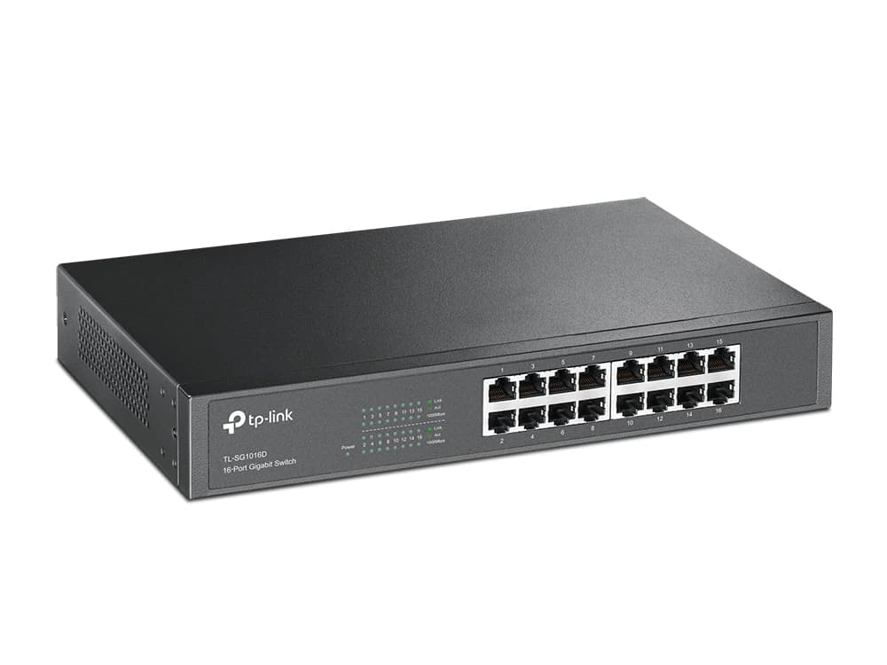 Switch Gigabit 16 Puertos 10/100/1000 TP-LINK TL-SG1016D