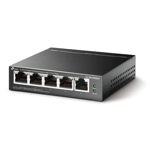 Switch PoE Gigabit 5 Puertos 10/100/1000 TP-LINK TL-SG1005LP