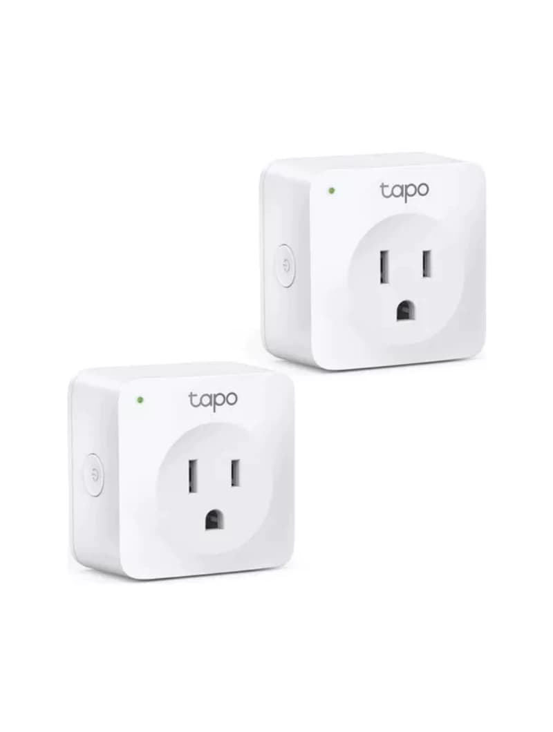 TP-LINK TAPO P100 2P Enchufe Inteligente WiFi - Control Remoto, 2 Nodos